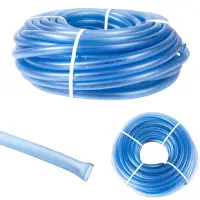 Furtun apa PVC 1/2 inch, 50m, transparent pentru gradina, 12.7mm