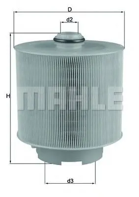 Filtru aer MAHLE ORIGINAL LX 1006 2D