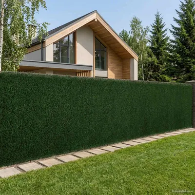 vidaXL Gard Artificial Verde închis 1 x 6 m PVC și Oțel
