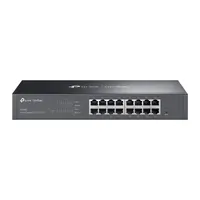 Omada 16-Port Gigabit Easy Managed Switch PORT: 16× Gigabit RJ45 Ports SPEC: 1U 13-inch Rack-mountable Steel Case FEATURE: Integ