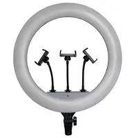 Selfie ring light 55W cu trepied si suport 3 telefoane V-TAC SKU-23047