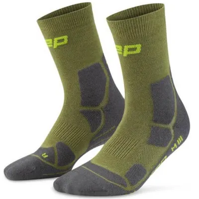 Sosete CEP Outdoor Merino Mid-Cut Compressie