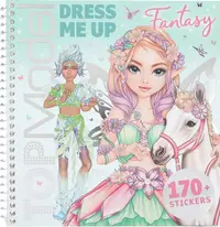 Carte cu stickere Depesche TopModel - Dress Me Up, Fantasy
