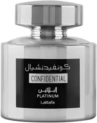 Lattafa Apă de parfum Confidential Platinum, 100 ml