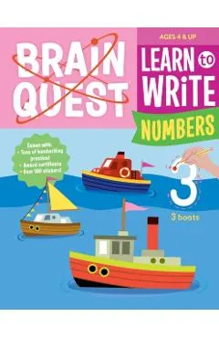 Brain Quest Learn to Write: Numbers