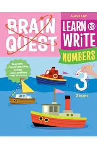 Brain Quest Learn to Write: Numbers