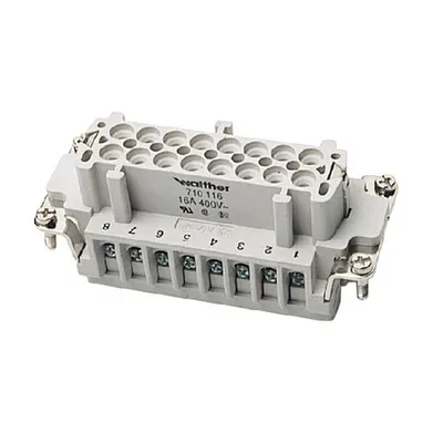 Insertie priza B 24p+PE, 16A, screwless