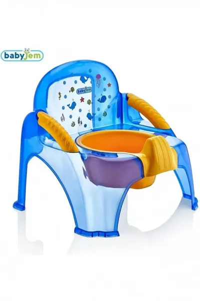 Olita pentru copii BabyJem Bleu transparent