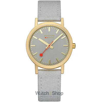 Ceas Mondaine Mondaine A660.30314.80SBU Ladies Watch Classic Gray And Gold 36mm 3ATM