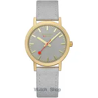 Ceas Mondaine Mondaine A660.30314.80SBU Ladies Watch Classic Gray And Gold 36mm 3ATM