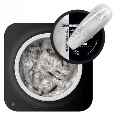 Gel UV Color 2M Hema Free Metal Paste 01 - 5g