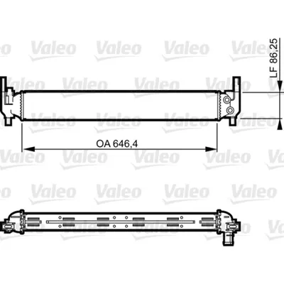 Radiator, racire motor VALEO 735310