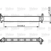 Radiator, racire motor VALEO 735310