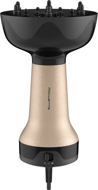 Uscător de păr Rowenta - Curl Harmony, CV7D30E0, 3 în 1, 700W, auriu