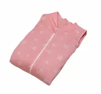 Sac de dormit cu picioruse KidsDecor 1 tog Stars in your eyes Pink 130 cm
