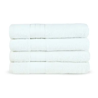 Prosoape albe 4 buc. din bumbac din frotir 50x100 cm – Good Morning