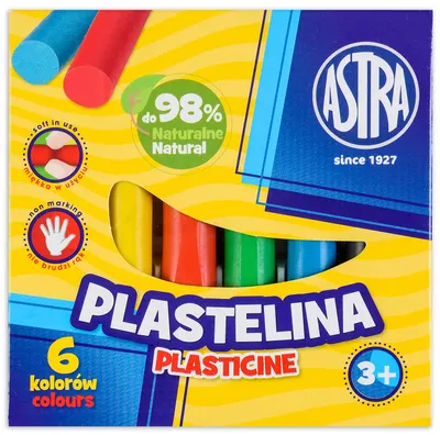 Plastilina Astra - 6 culori
