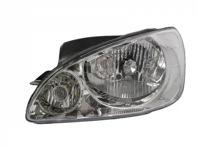 Far stanga (H4, electric, cu motoras, fundal argintiu, Semnalizator argintiu) HYUNDAI GETZ 2005-2009