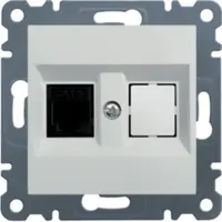 Priză simpla telefon RJ11-alb