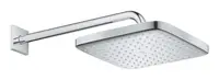 Palarie de dus fix Grohe Tempesta Cube 250 26687000, 1/2, 1 pulverizare, 250 mm, brat 380 mm, anti-calcar, Crom