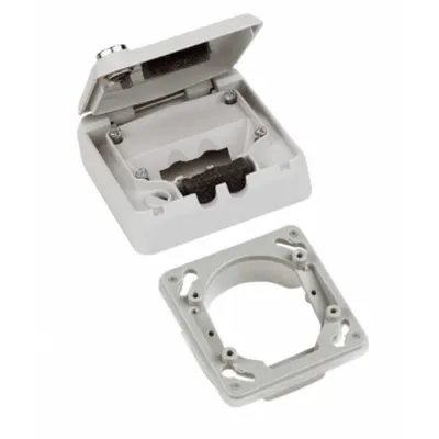 Doza IP44 LINE, ST, cu incuietoare, RAL7035
