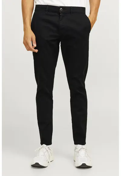 Blugi uni slim fit - Negru