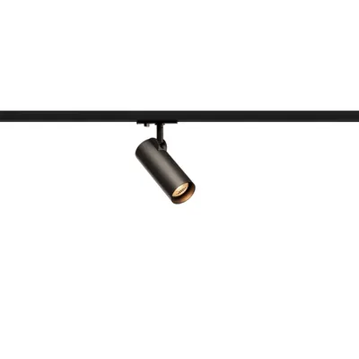 Iluminat decorativ pe sina, Helia Melodii 50 TRACK, la fata locului negru pentru 1 circuite de inalta tensiune, cu LED-uri, 3000K, negru, 35 °, inclusiv. 1 adaptor circuit
