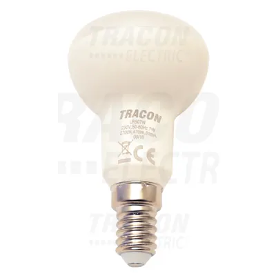 Sursa de lumina LED cu forma de reflector LR507W 230 V, 50 Hz, E14, 7 W, 470 lm, 2700 K, 120°, EEI=A+