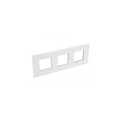 Placa Arteor - French/German standard - patrat - 3 x 2 module - alb
