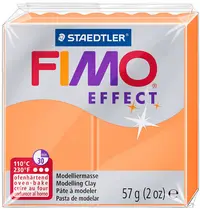 Lut polimeric Staedtler Fimo Effect - 57 g, portocaliu