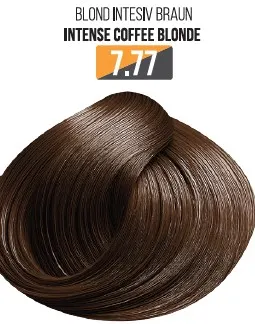Vopsea Profesionala Fara Amoniac EVOQUE USA, Nuanta 7.77 INTENSE COFFEE BLONDE - Cu Ulei de Argan si 12 Aminoacizi, 100 ml - Evoque