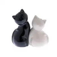 Set solnite pisici pentru sare si piper 9 cm
