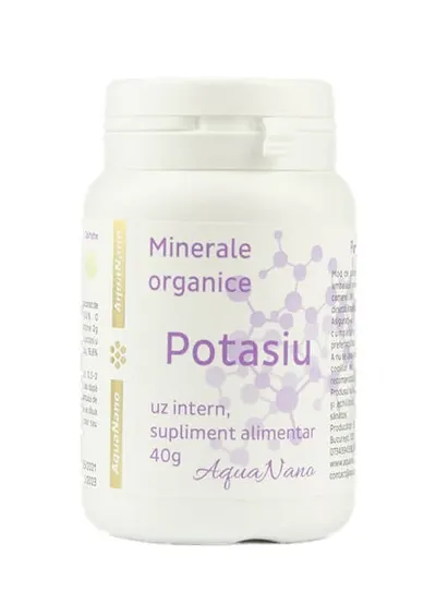 Potasiu Organic, 40g, Aghoras