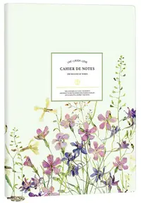 Caiet Victoria's Journals Florals - Verde deschis, copertă plastică, liniate, 96 de foi, format A5
