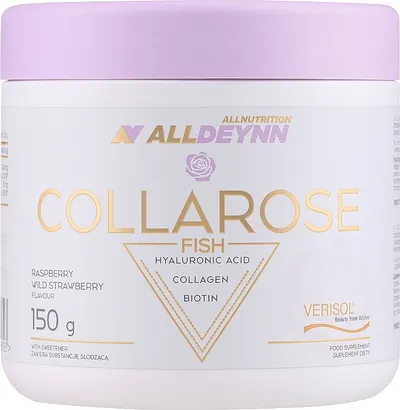 AllDeynn Collarose Fish, zmeură și căpșuni, 150 g, AllNutrition