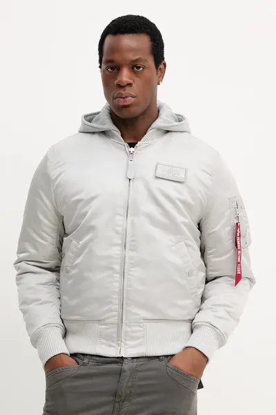 Alpha Industries geacă bomber MA-1 Zip Hood Backprint Bomber