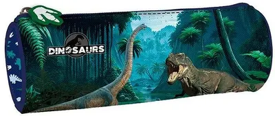 Penar cilindric Derform Dinosaurs 19 - cu 1 fermoar