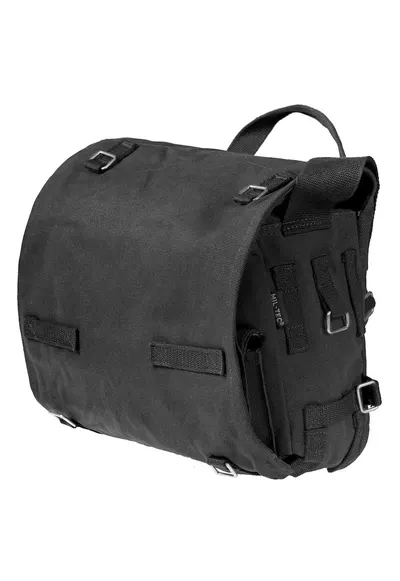Geanta de umar BW - bumbac - negru - 33x26x10cm