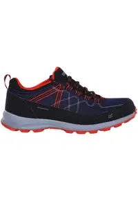 Ghete sport barbati - Samaris Lite Low II - Sintetic - Albastru/Rosu