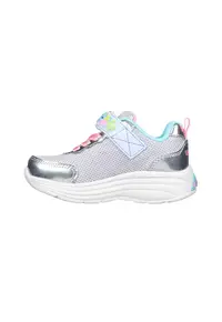 Pantofi sport cu inchidere velcro My Dreamers - Roz/Argintiu