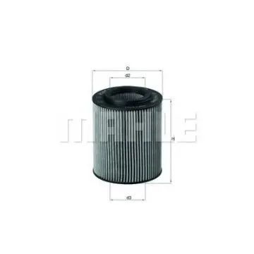 Filtru ulei MAHLE ORIGINAL OX 154 1D