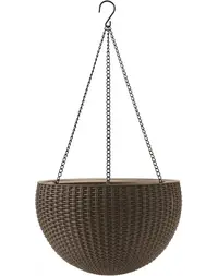 CURVER Ghiveci suspendat pentru flori Rattan Style