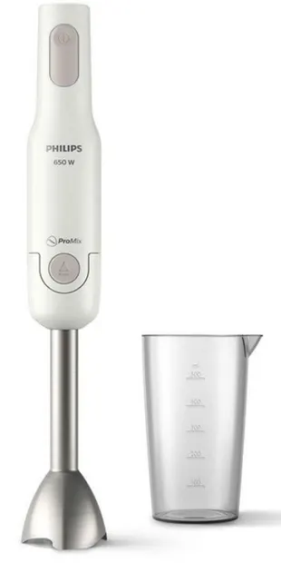 Blender de mână Philips - HR2534/00 ProMix, 650W, alb