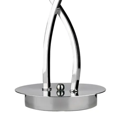 Veioza Morgan 2 Light Table Lamp Polished Chrome