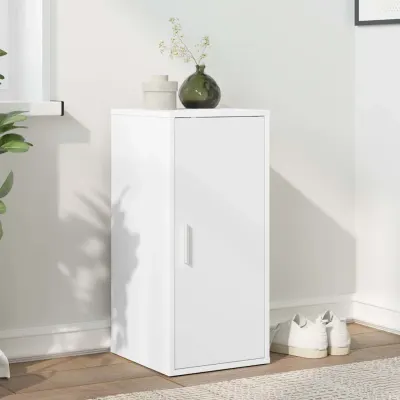 vidaXL Pantofar, alb, 32x35x70 cm, PAL