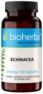 Echinacea, 210 mg, 100 capsule, Bioherba