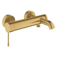 Baterie cada monocomanda Grohe Essence 33624GN1, monocomanda, montare pe perete, Brushed Cool Sunrise