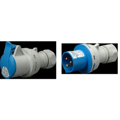 Pachet Conexiuni Industriale Trifazate SEZ 16A 400V 5 Poli IP44 – Siguranta si Performanta Maxima