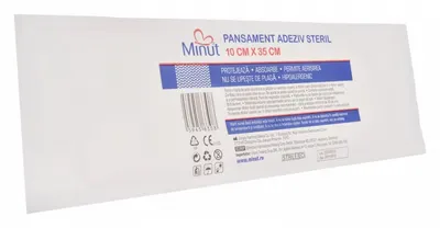 Pansament adeziv steril Minut 10 cm x 30 cm