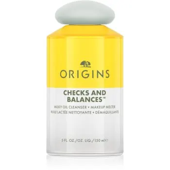 Origins Checks and Balances™ Milky Oil Cleanser + Makeup Melter ulei pentru indepartarea machiajului Ulei de curățare